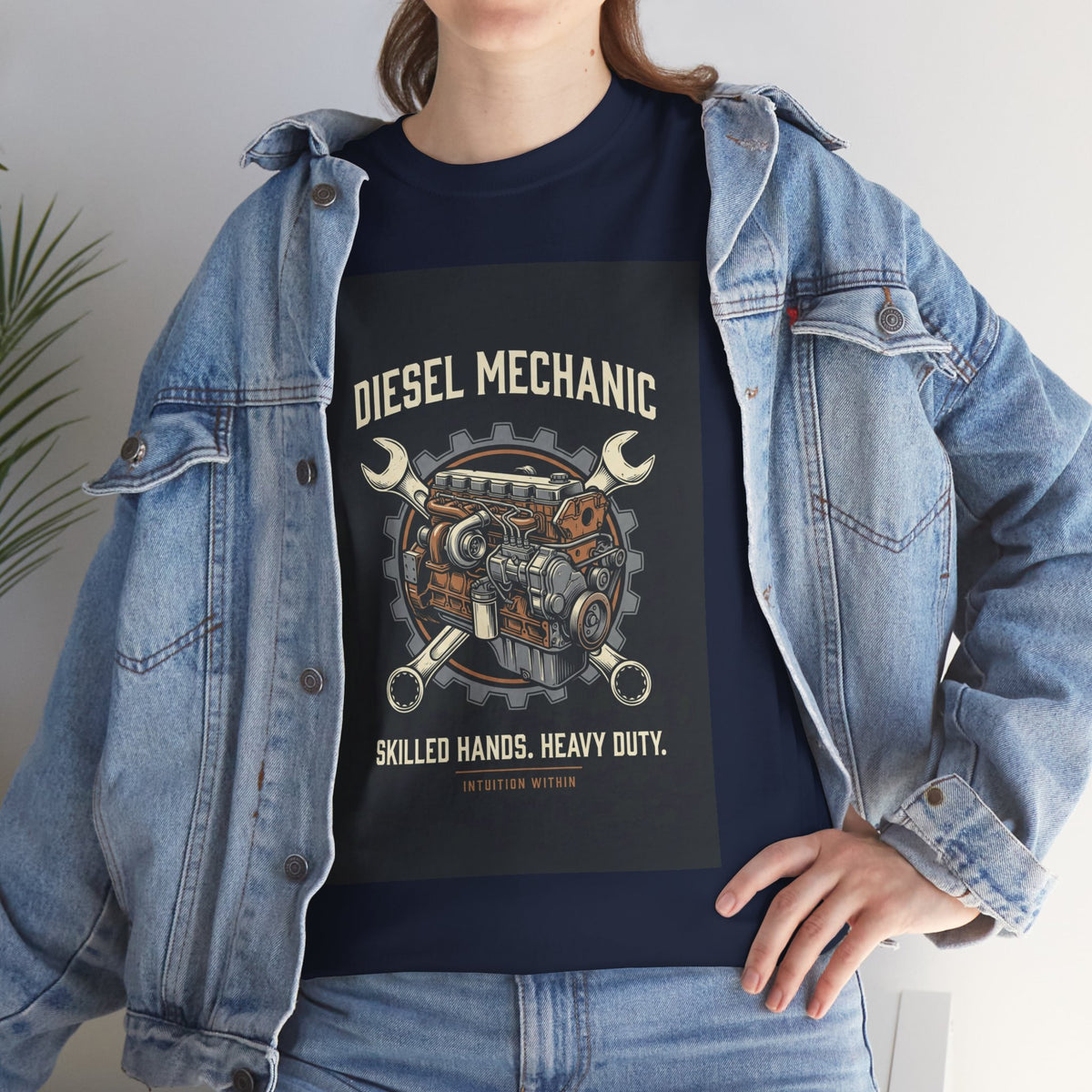 Skilled Hands, Heavy Duty Diesel Mechanic T-Shirt
