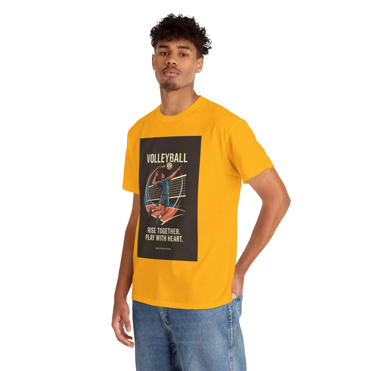 Rise Together, Play with Heart Volleyball T-Shirt