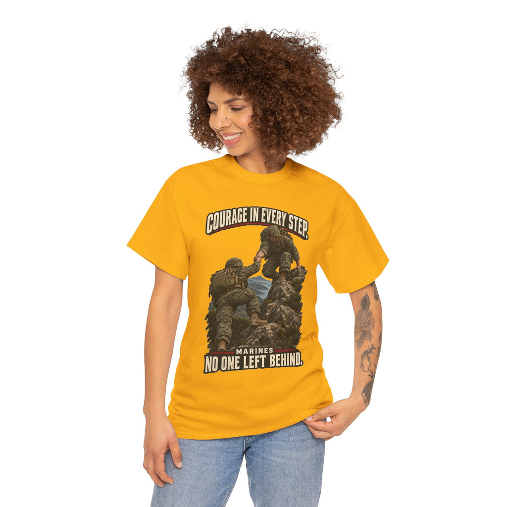Courage in Every Step T-Shirt | Marines Tribute