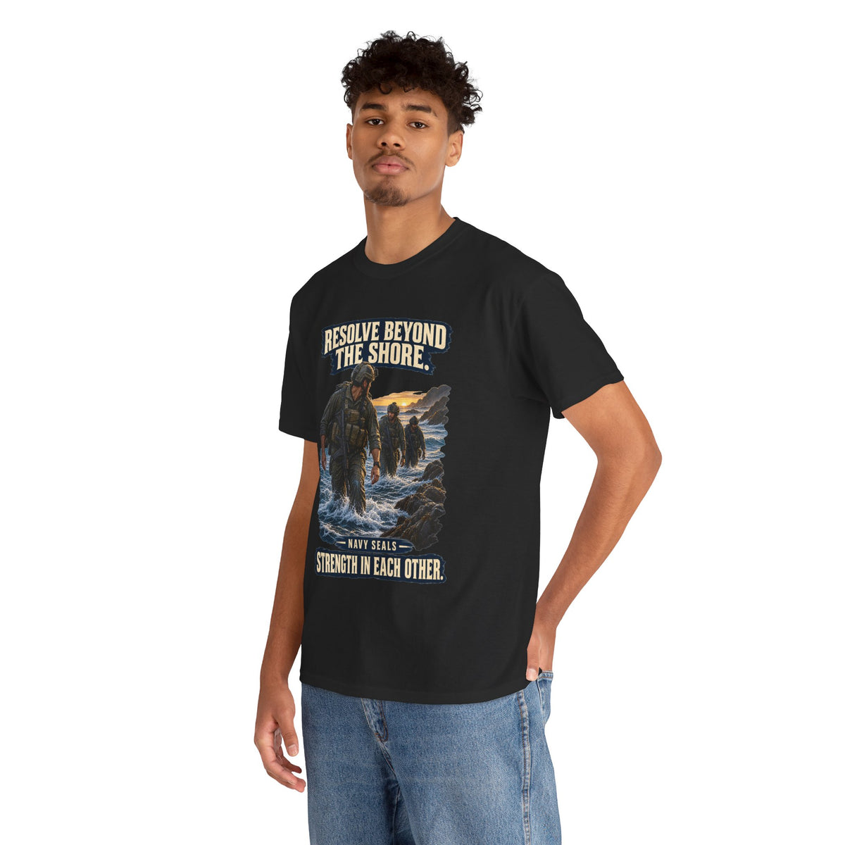 Resolve Beyond the Shore T-Shirt | Navy SEALs Tribute
