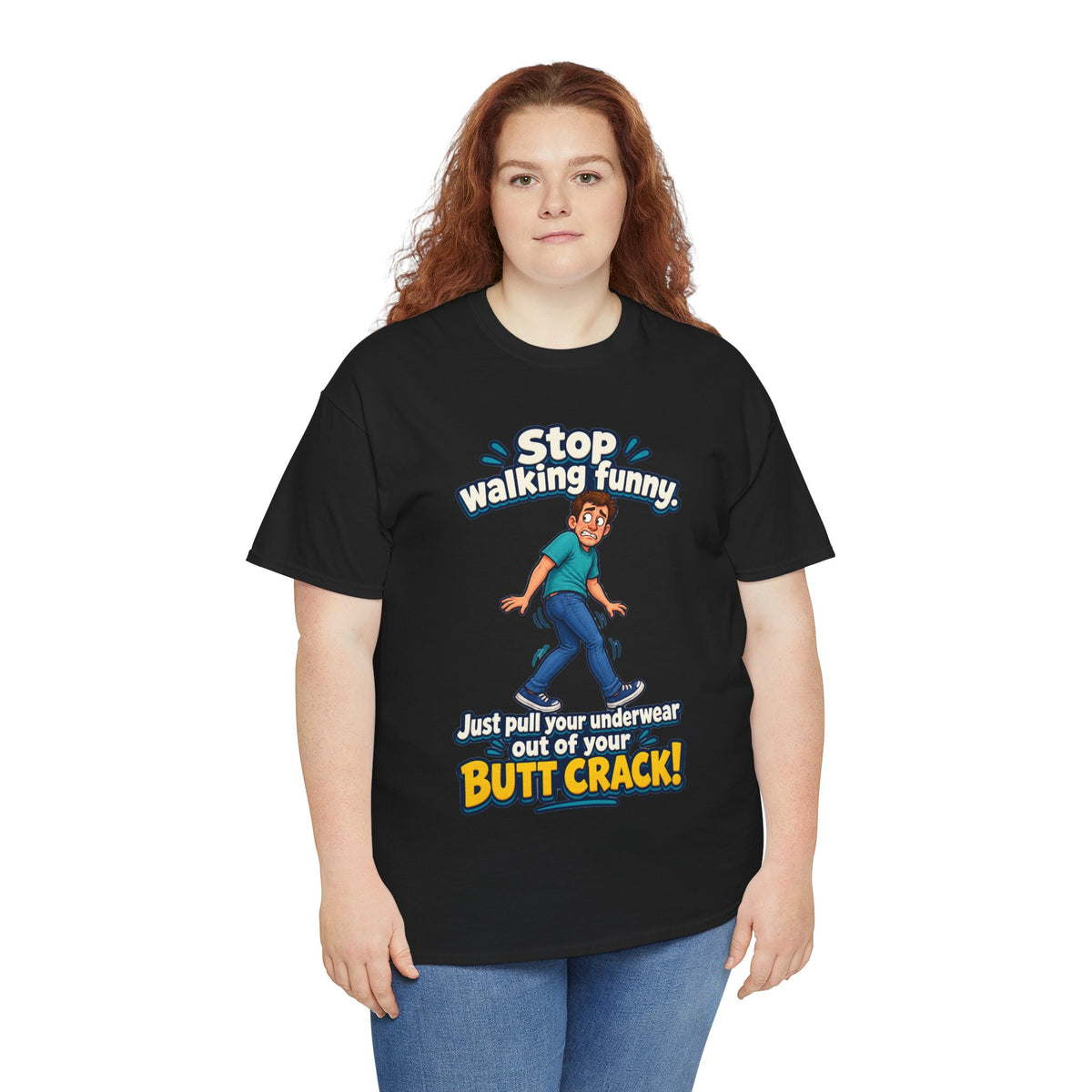 Stop Walking Funny T-Shirt | Cheeky Joke Humor