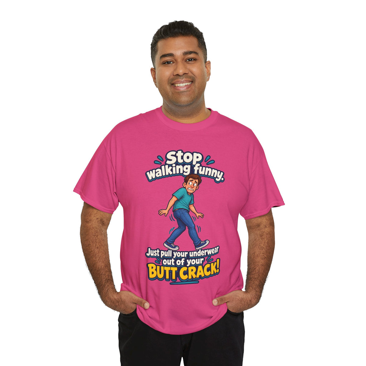 Stop Walking Funny T-Shirt | Cheeky Joke Humor