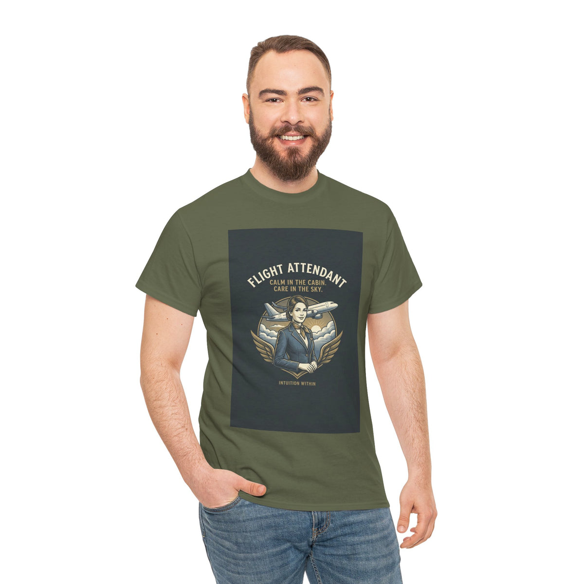 Flight Attendant T-Shirt | Calm in the Cabin