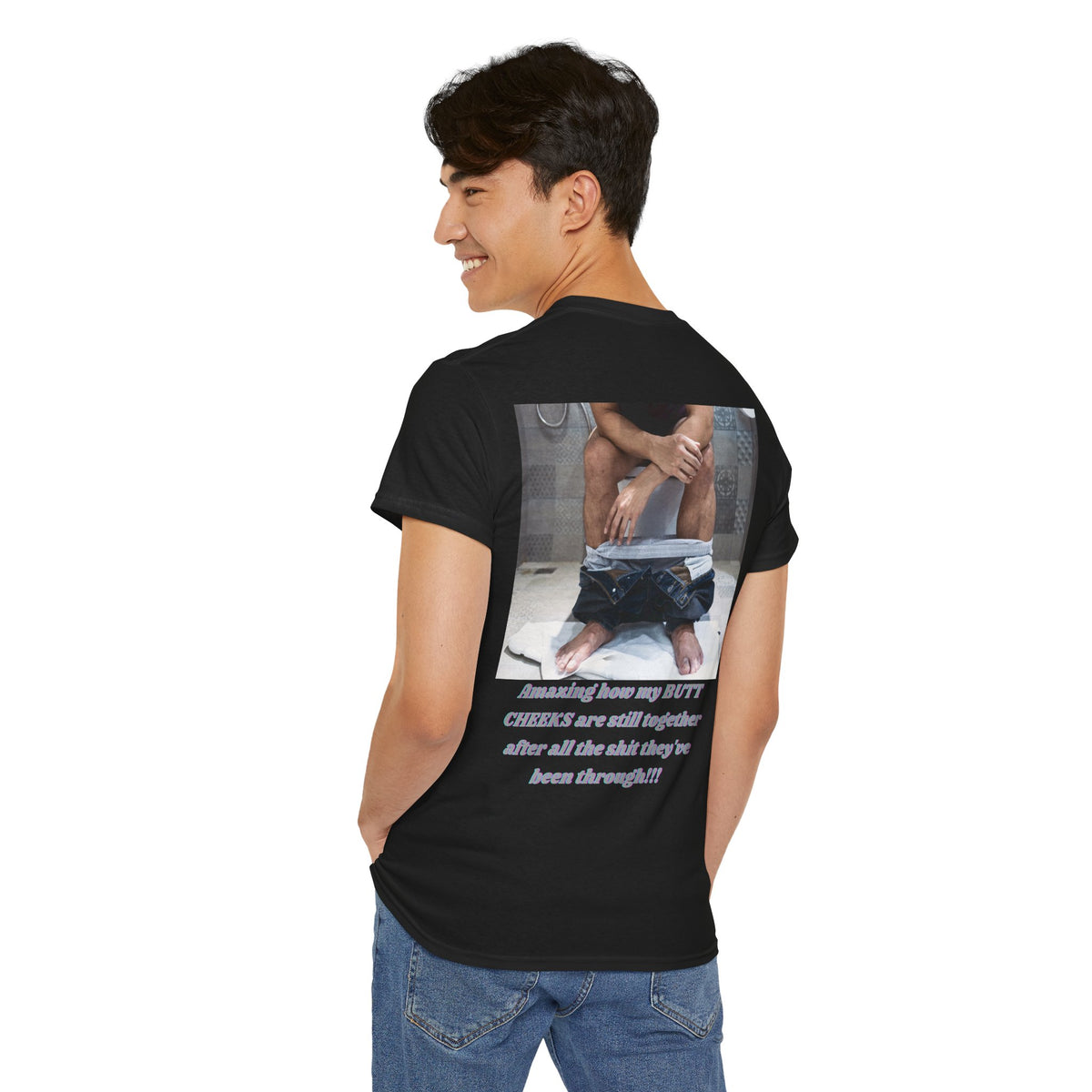 Still Together Bathroom Humor Tee – Back Print | Intuition Within