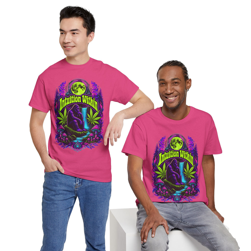 Moonlit Bigfoot Waterfall Graphic Tee