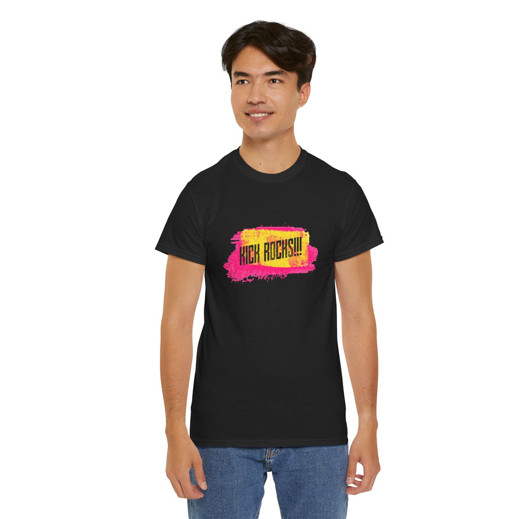 Kick Rocks Brushstroke Tee – Front Print | Intuition Within