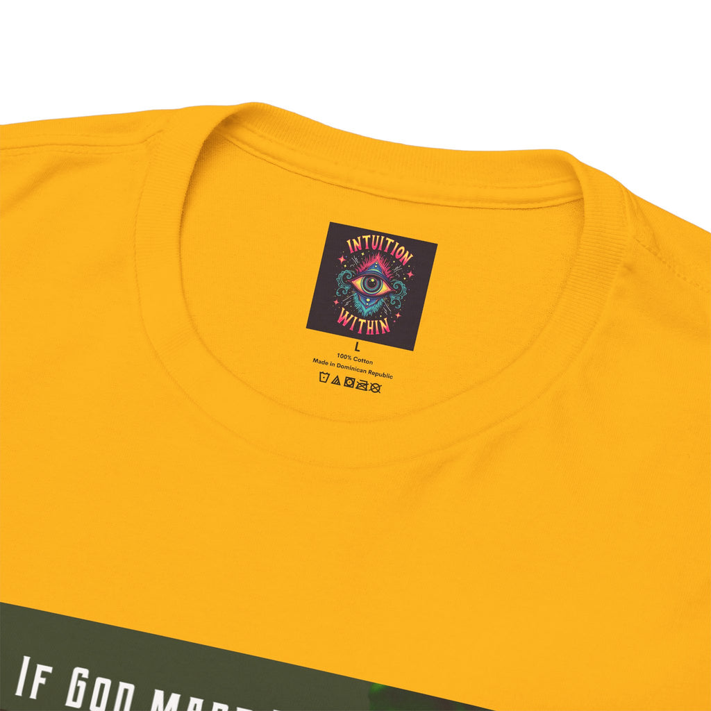 If God Made Marijuana Tee – Front Print | Intuition Within