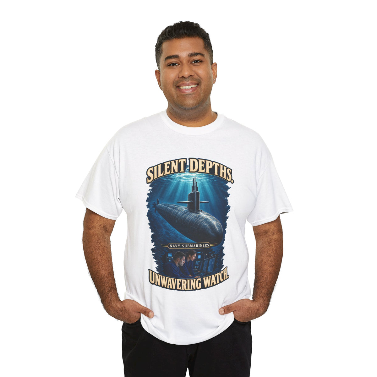 Silent Depths, Unwavering Watch T-Shirt | Submariner Tribute