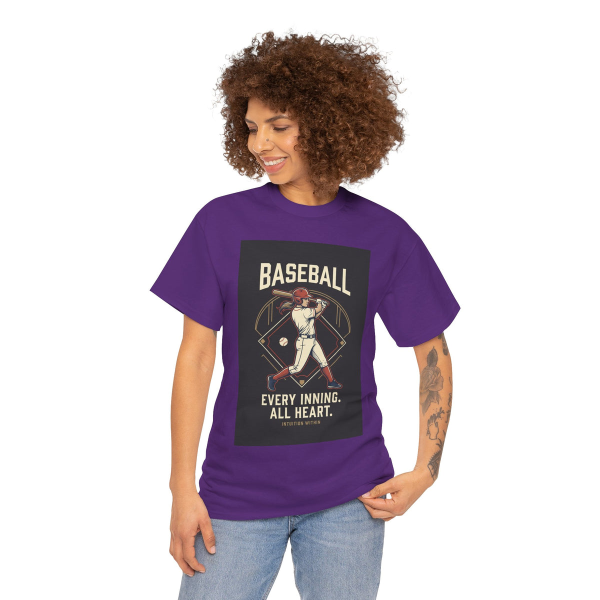 Every Inning, All Heart Baseball T-Shirt