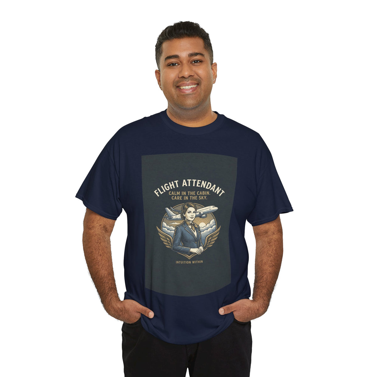 Flight Attendant T-Shirt | Calm in the Cabin