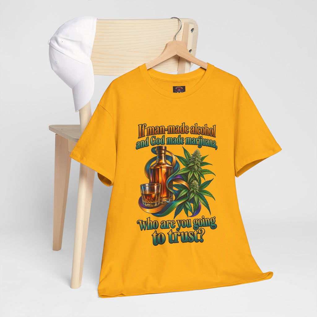 Homemade Alcohol & Cannabis Humor T-Shirt