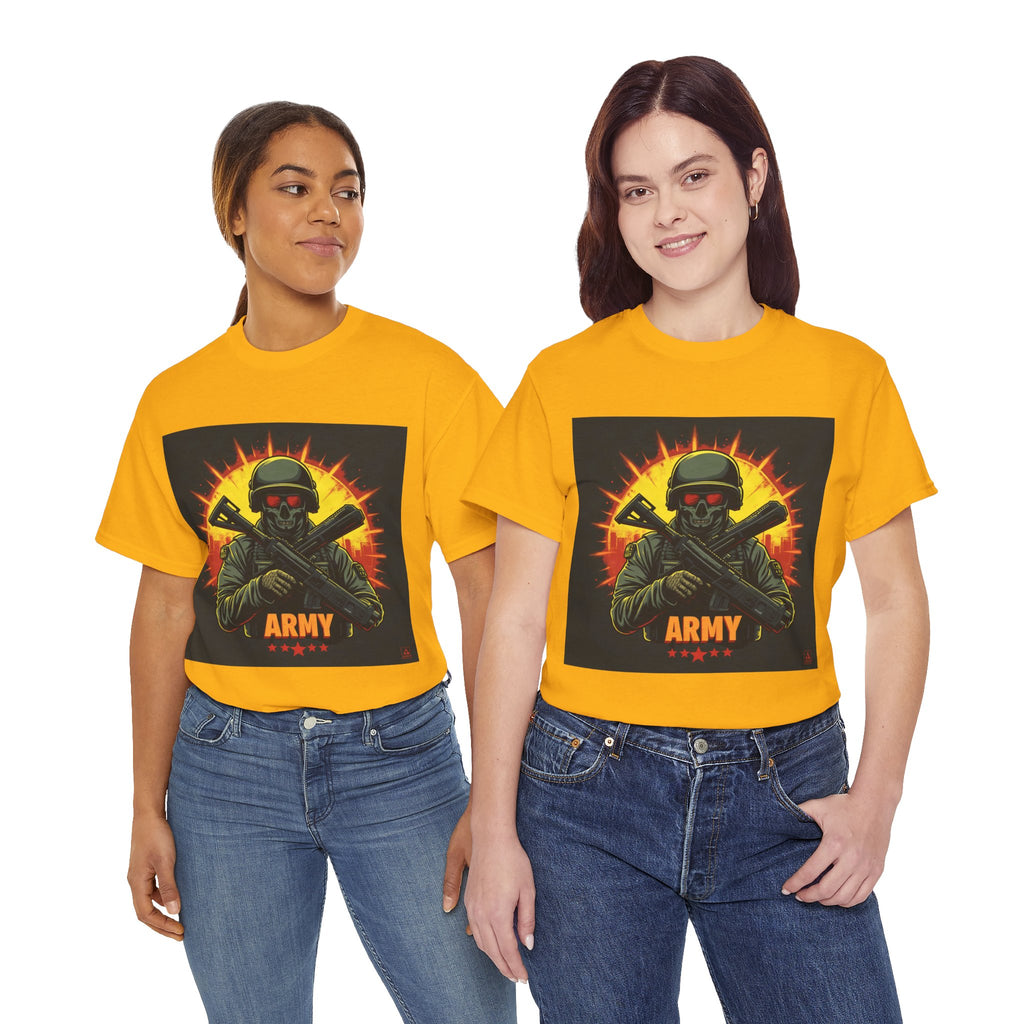 Army Skull Graphic T-Shirt