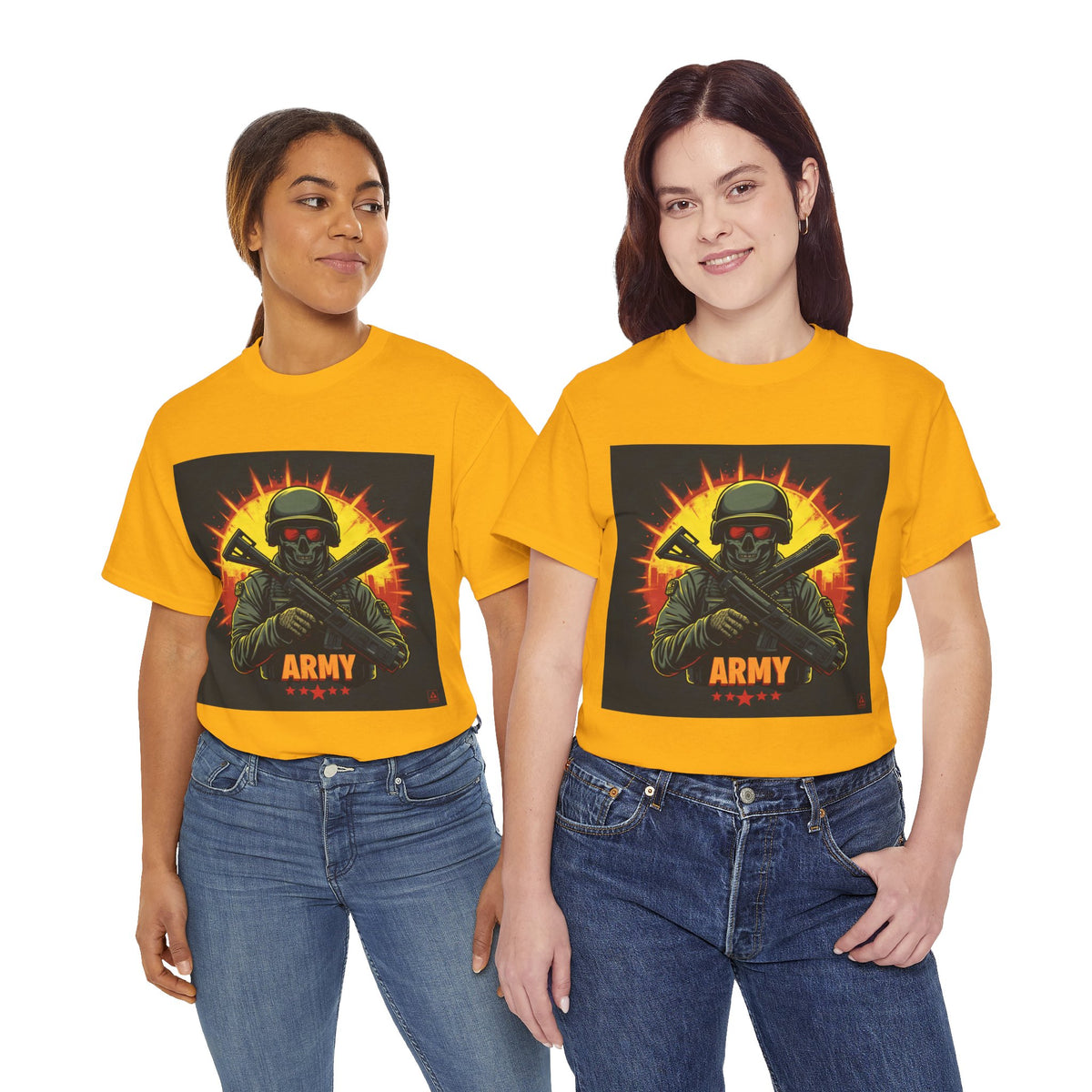 Army Skull Graphic T-Shirt