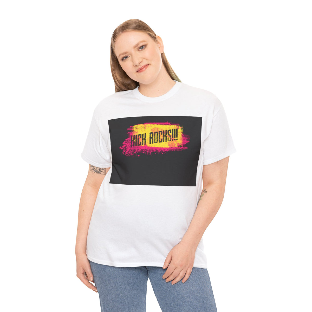 Kick Rocks Graphic Tee – Front Print | Intuition Within