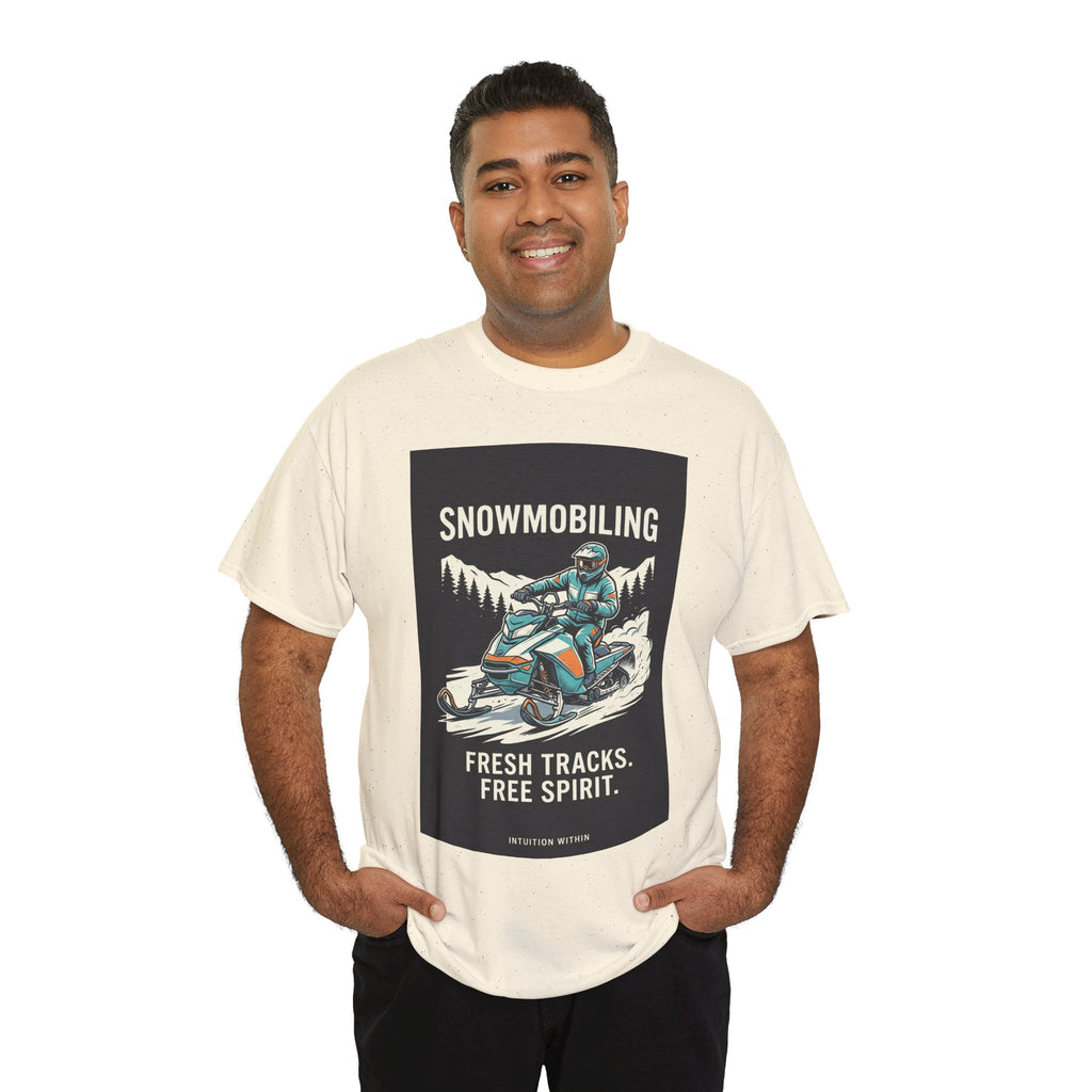 Fresh Tracks, Free Spirit Snowmobiling T-Shirt