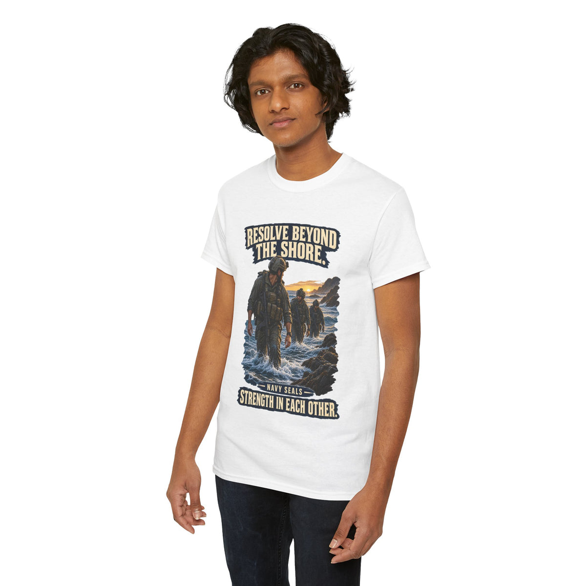 Resolve Beyond the Shore T-Shirt | Navy SEALs Tribute