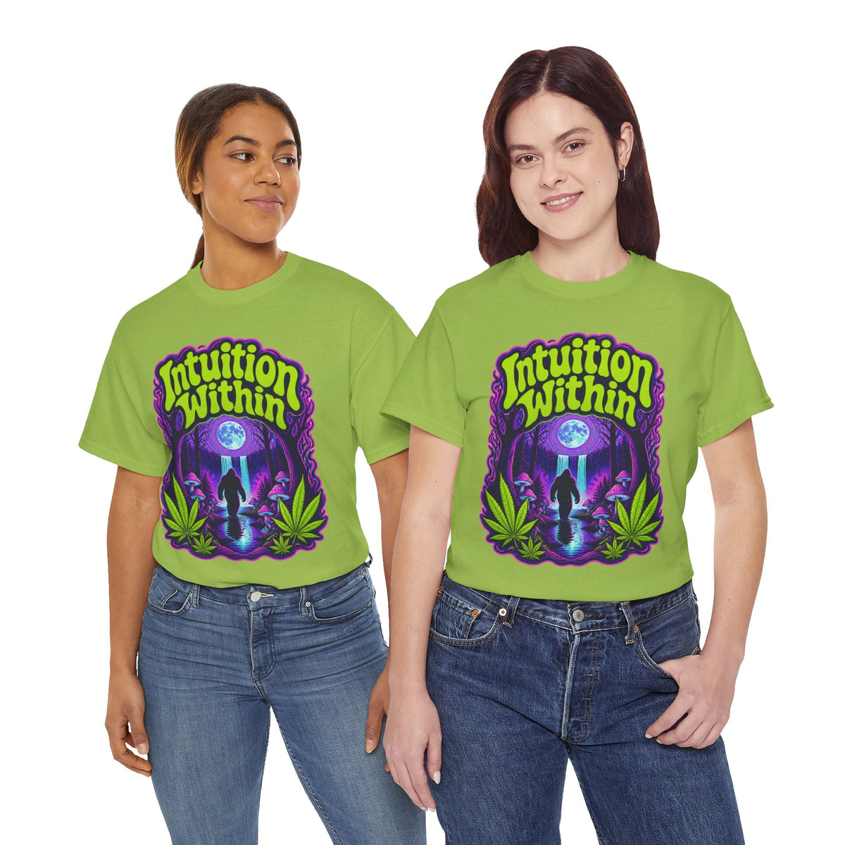 Psychedelic Bigfoot Graphic Tee