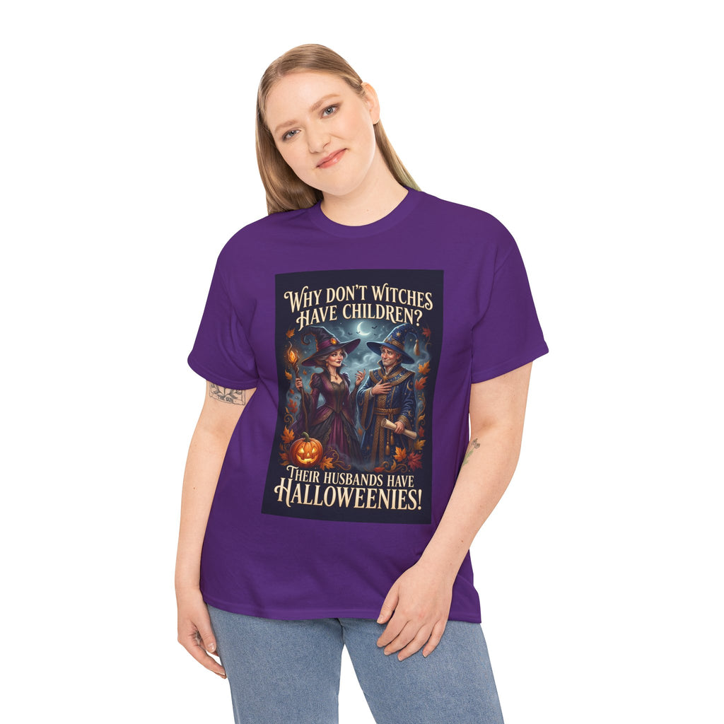 Halloweenies Witch Joke T-Shirt | Cheeky Halloween Humor