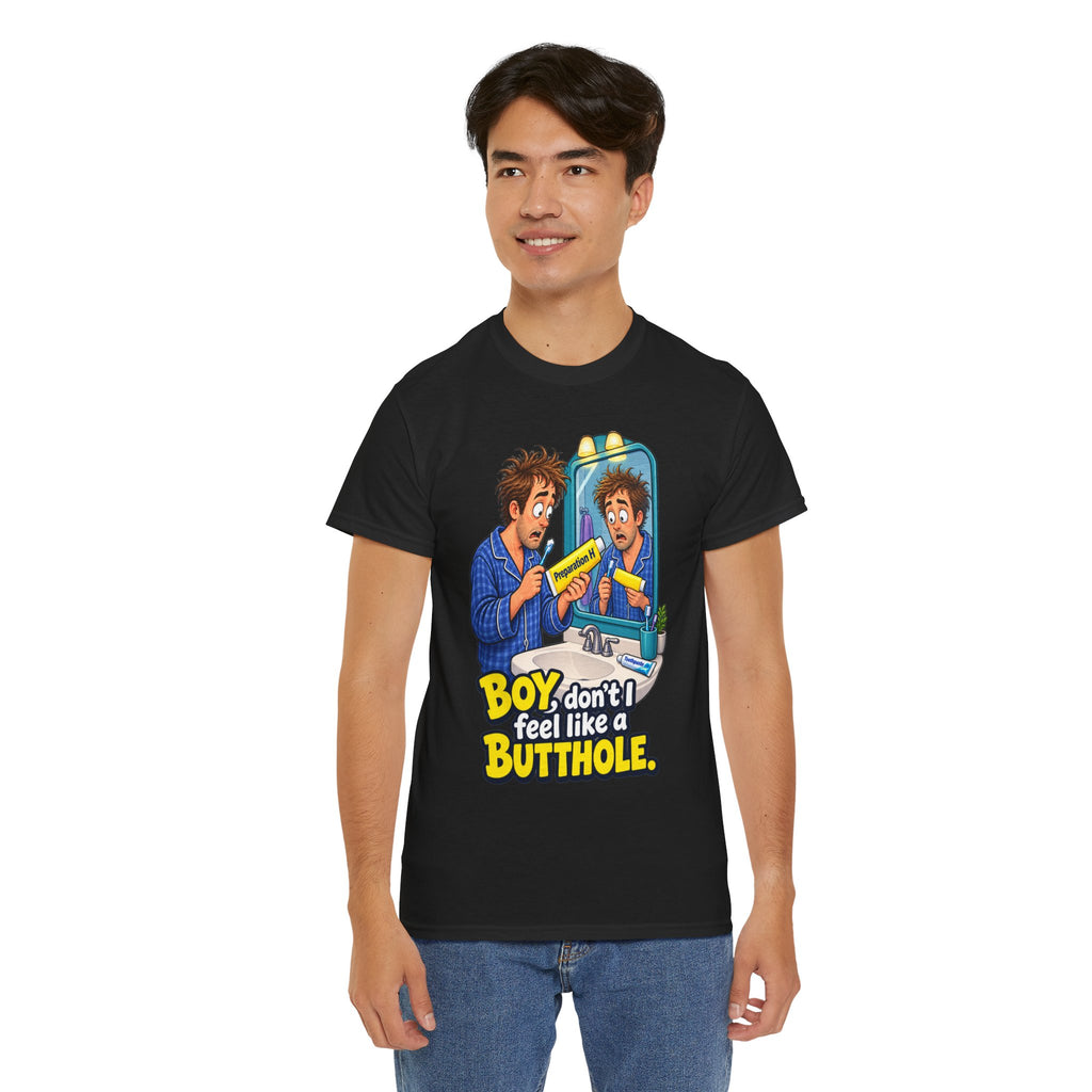 Feel Like a Butthole T-Shirt | Funny Bathroom Humor