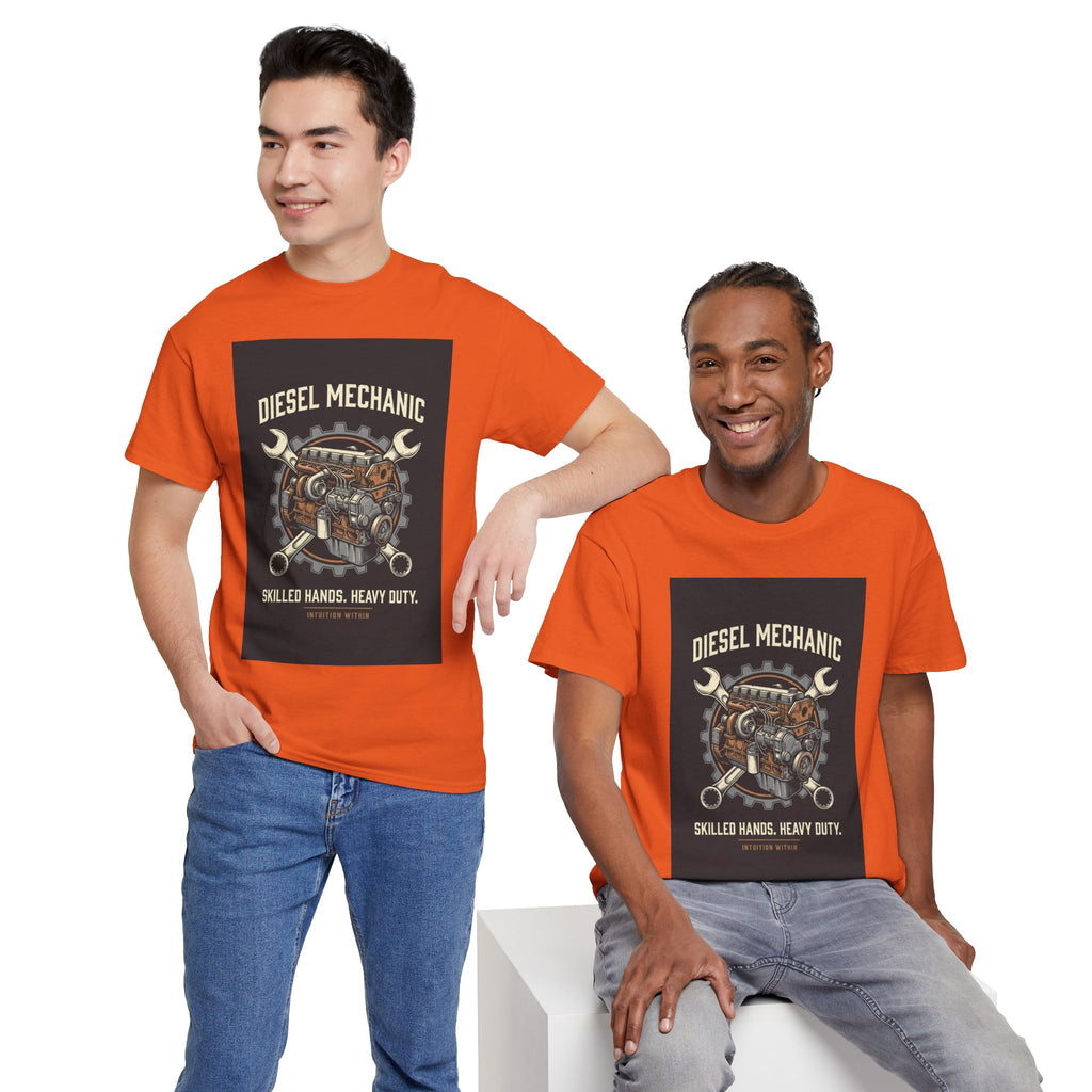 Skilled Hands, Heavy Duty Diesel Mechanic T-Shirt