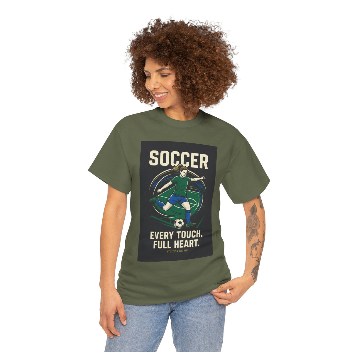 Every Touch, Full Heart Soccer T-Shirt