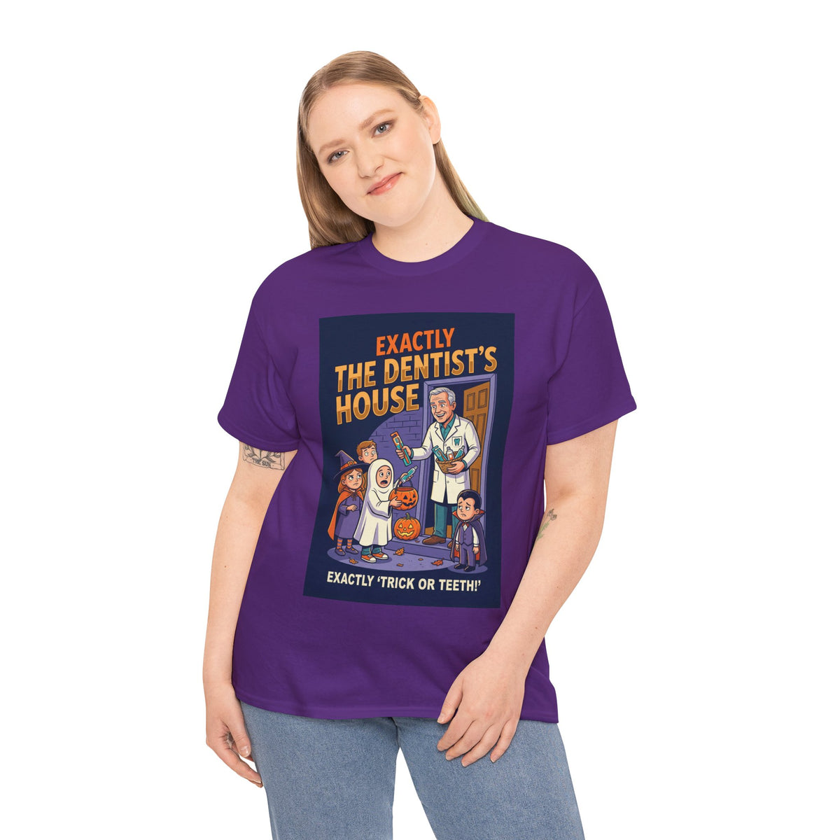 Trick or Teeth! Dentist Halloween T-Shirt | Dental Humor