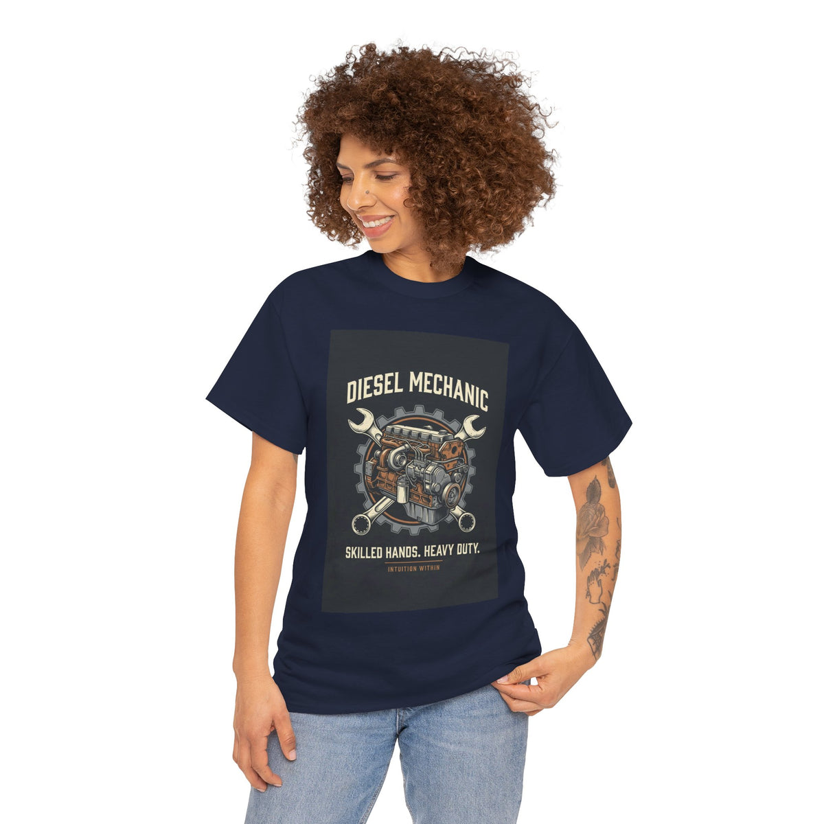 Skilled Hands, Heavy Duty Diesel Mechanic T-Shirt
