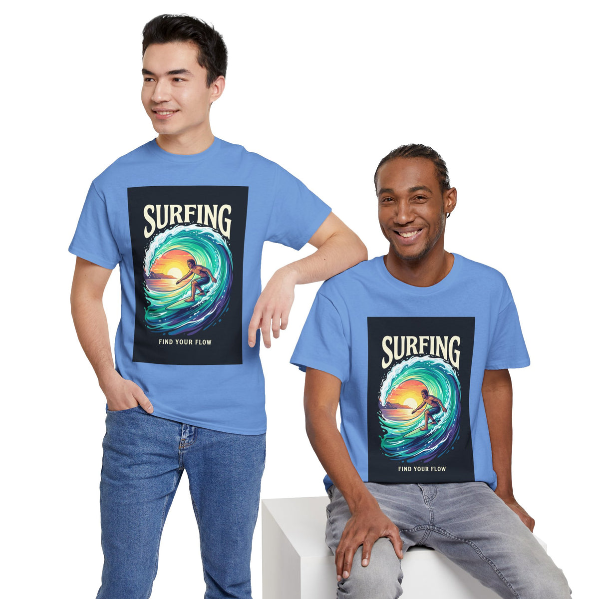 Find Your Flow Surfing T-Shirt | Ocean Adventure