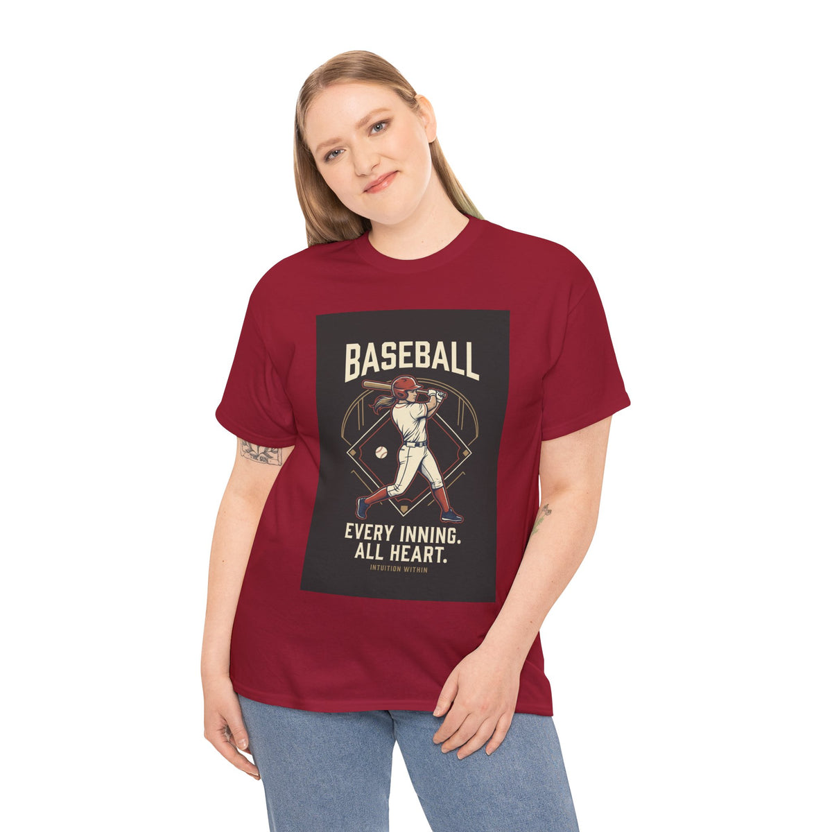 Every Inning, All Heart Baseball T-Shirt