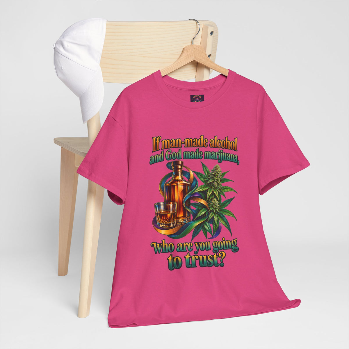 Homemade Alcohol & Cannabis Humor T-Shirt