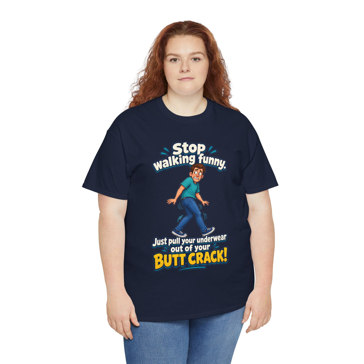 Stop Walking Funny T-Shirt | Cheeky Joke Humor