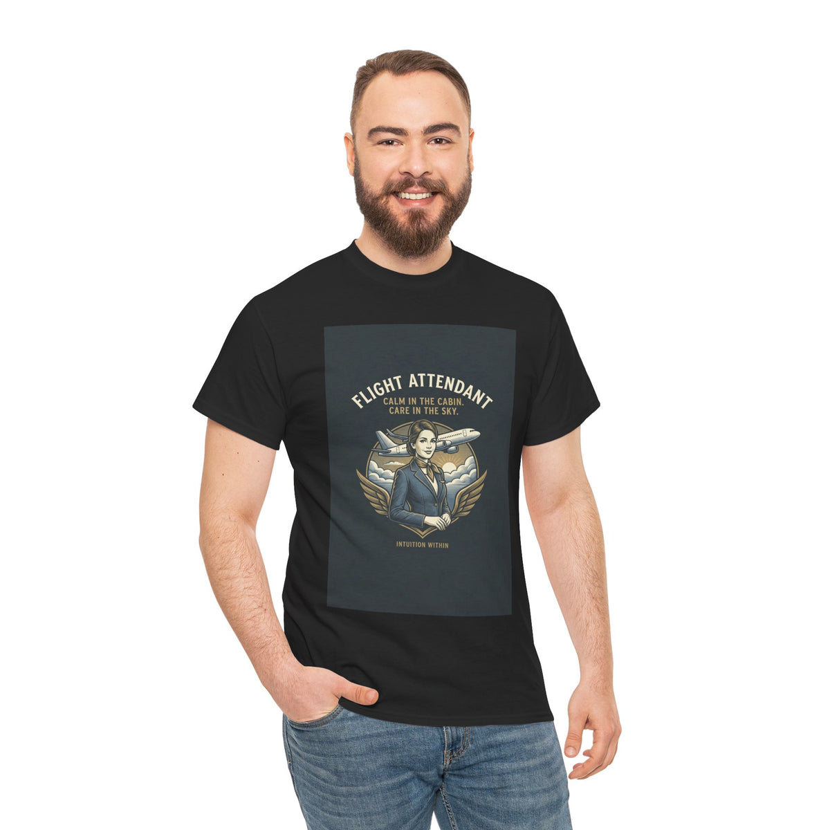Flight Attendant T-Shirt | Calm in the Cabin