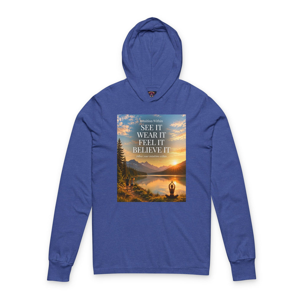 Intuition Within Signature Hooded Long Sleeve Tee | Believe It