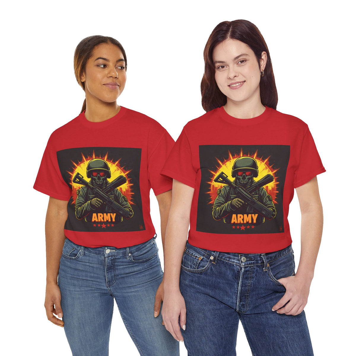 Army Skull Graphic T-Shirt