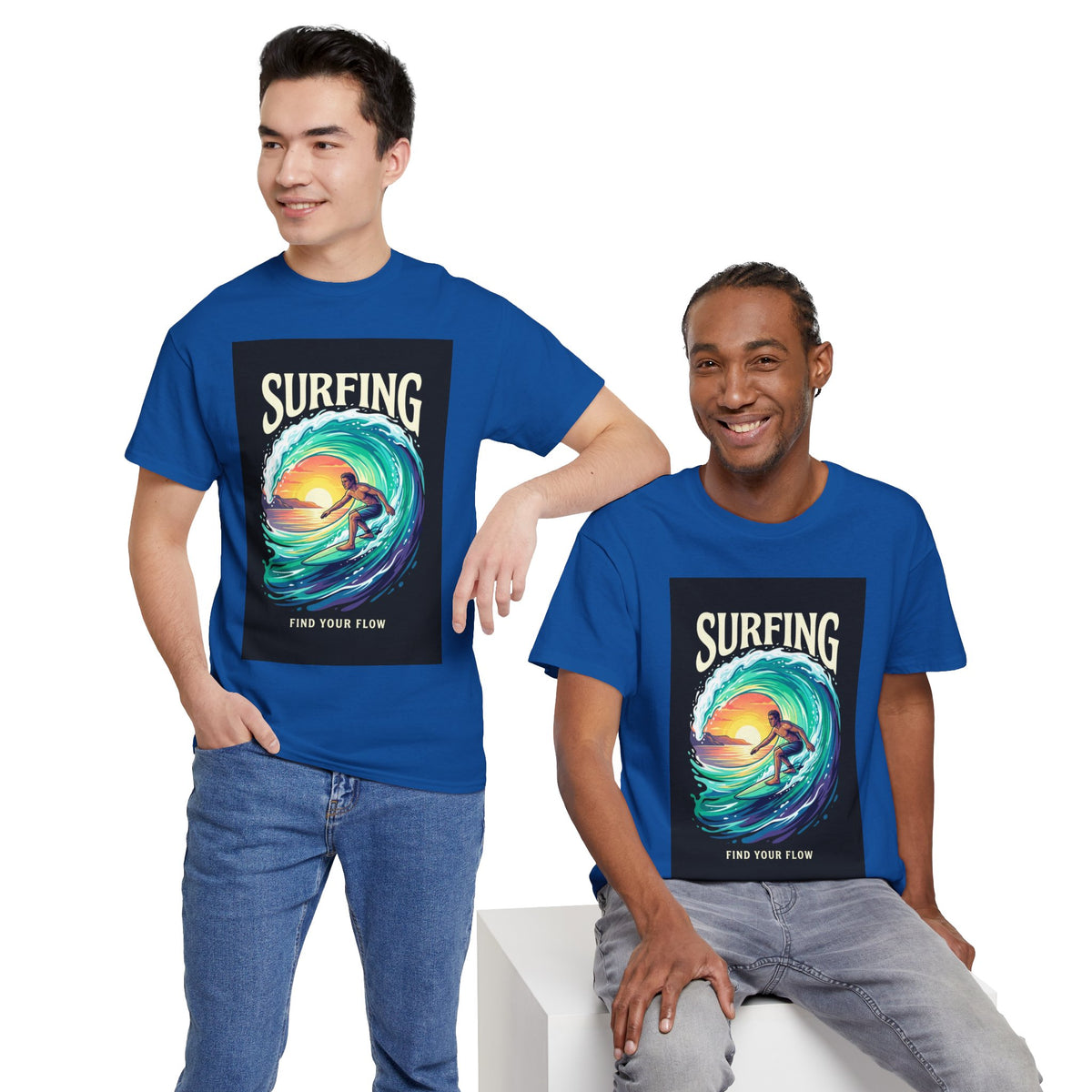 Find Your Flow Surfing T-Shirt | Ocean Adventure