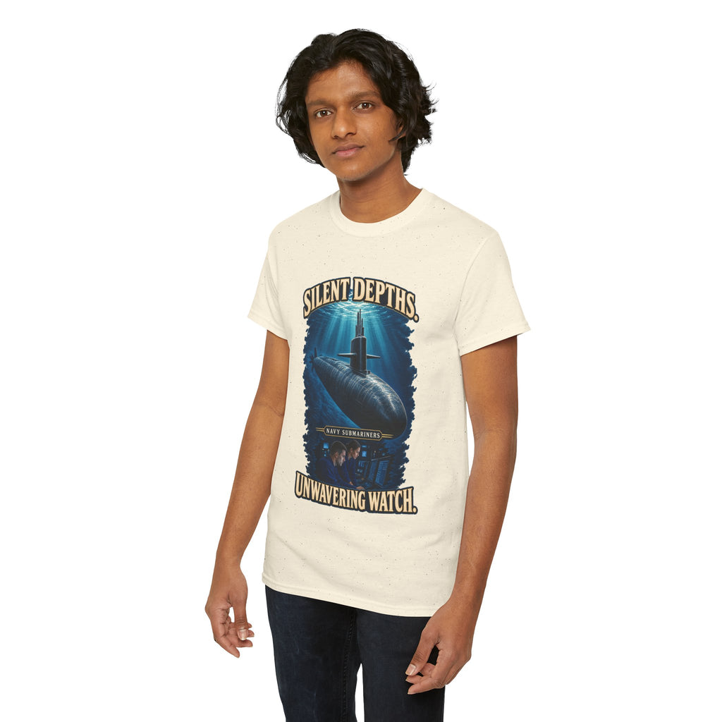 Silent Depths, Unwavering Watch T-Shirt | Submariner Tribute