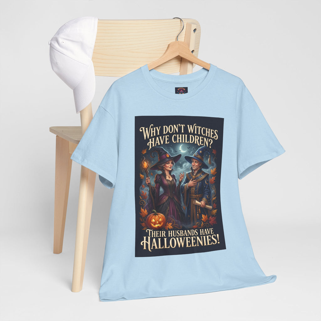 Halloweenies Witch Joke T-Shirt | Cheeky Halloween Humor