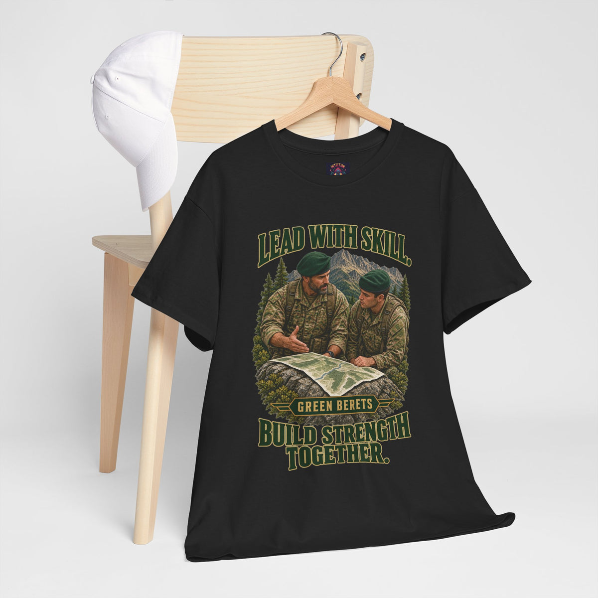 Green Berets Tribute T-Shirt | Lead with Skill, Build Strength Together