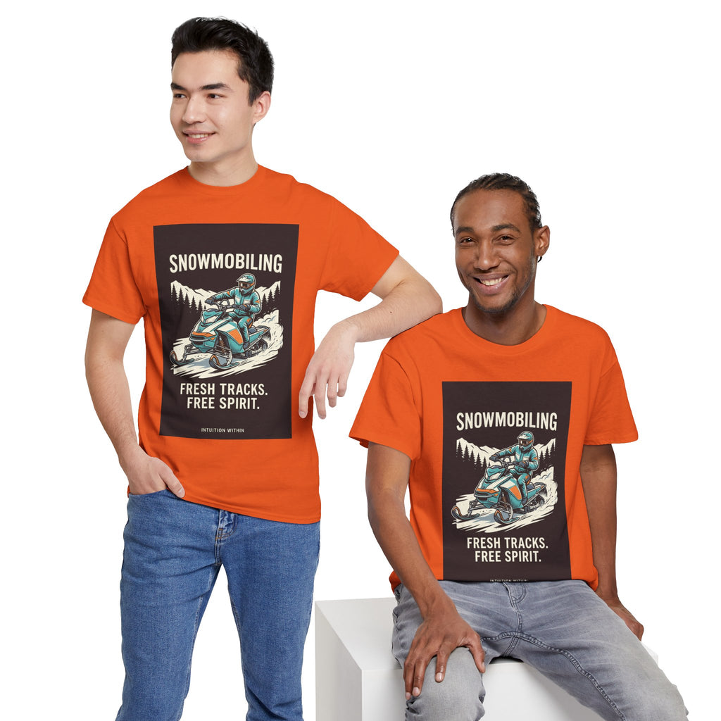 Fresh Tracks, Free Spirit Snowmobiling T-Shirt