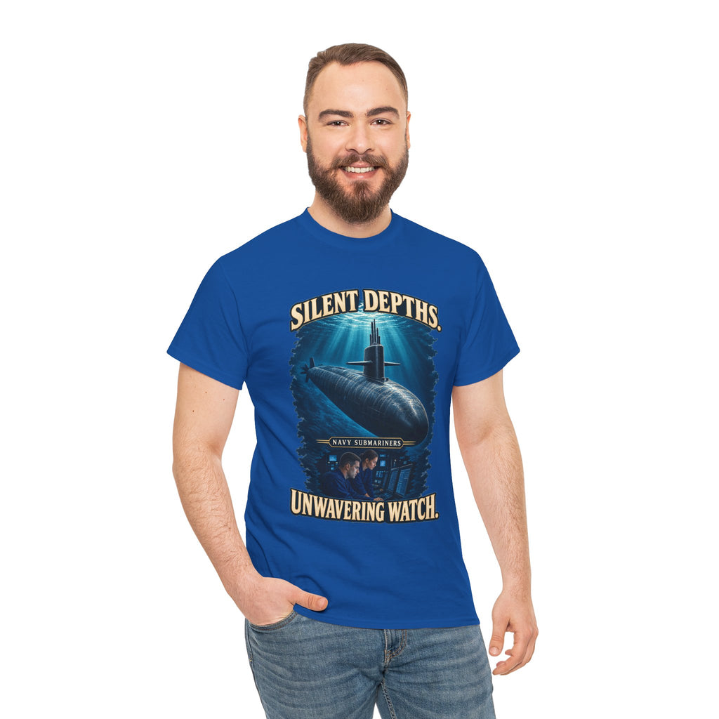 Silent Depths, Unwavering Watch T-Shirt | Submariner Tribute