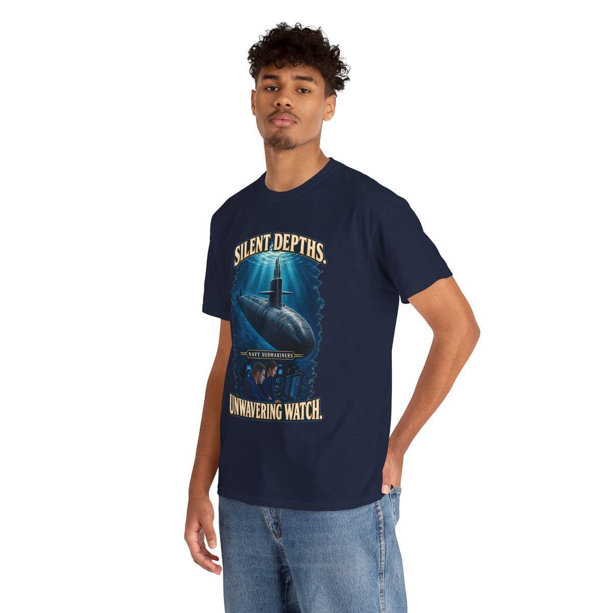 Silent Depths, Unwavering Watch T-Shirt | Submariner Tribute