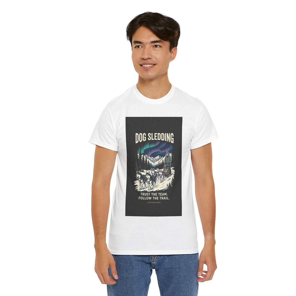 Trust the Team, Follow the Trail Dog Sledding T-Shirt