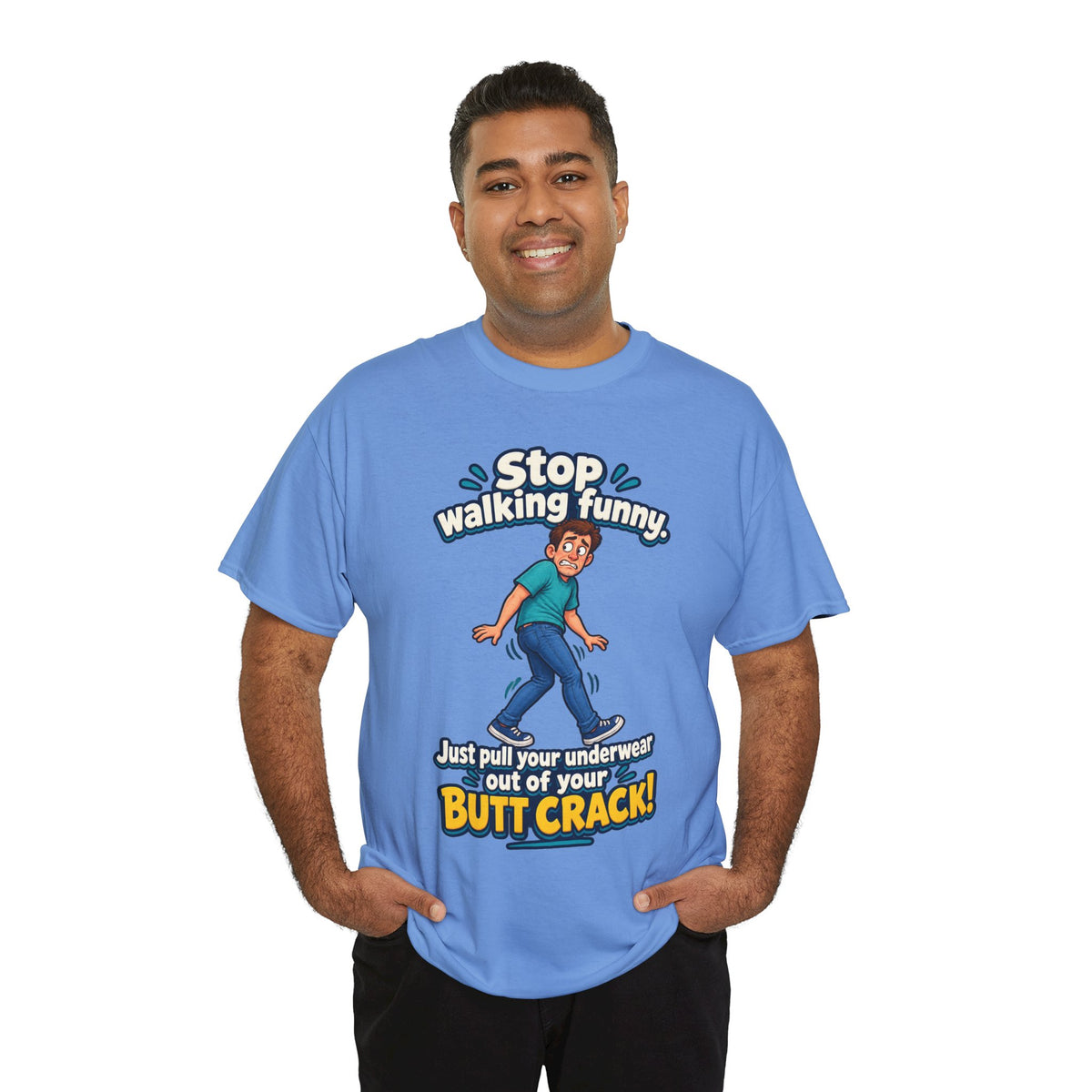 Stop Walking Funny T-Shirt | Cheeky Joke Humor