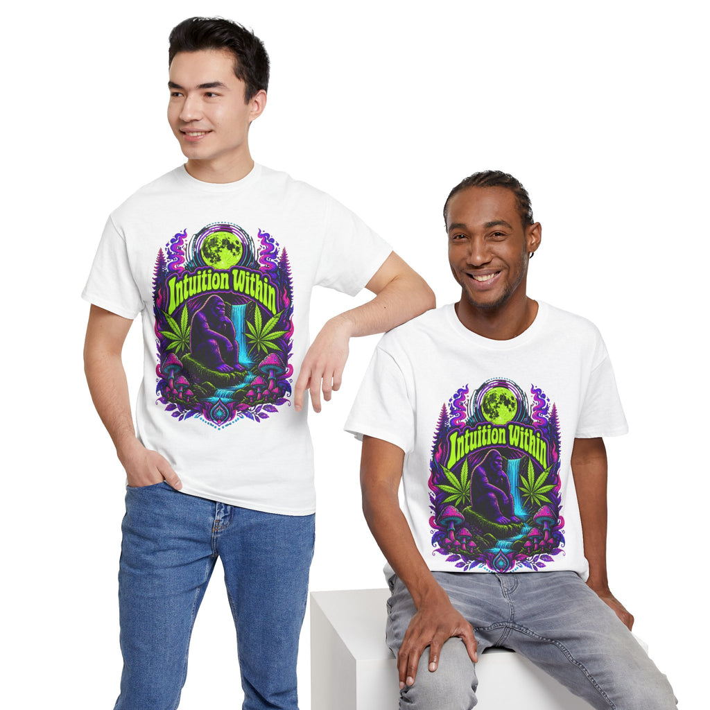 Moonlit Bigfoot Waterfall Graphic Tee