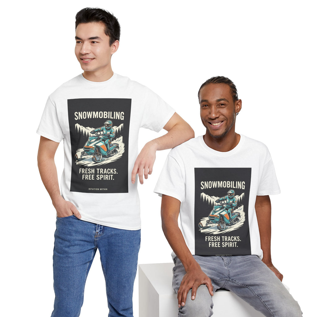 Fresh Tracks, Free Spirit Snowmobiling T-Shirt