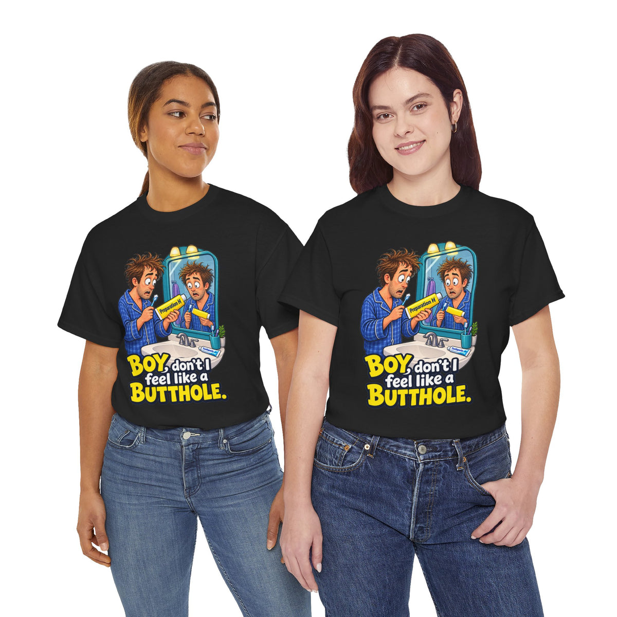 Feel Like a Butthole T-Shirt | Funny Bathroom Humor