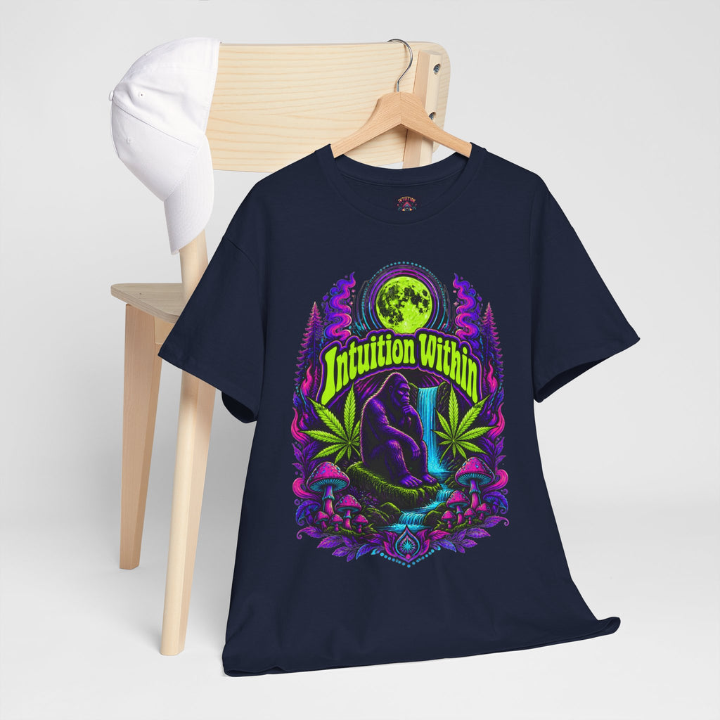 Moonlit Bigfoot Waterfall Graphic Tee