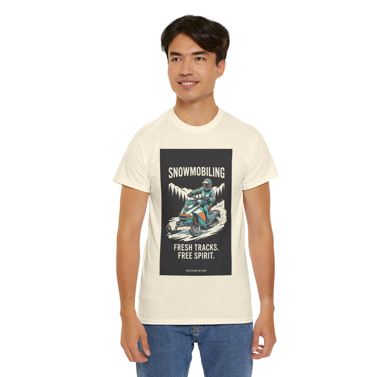 Fresh Tracks, Free Spirit Snowmobiling T-Shirt