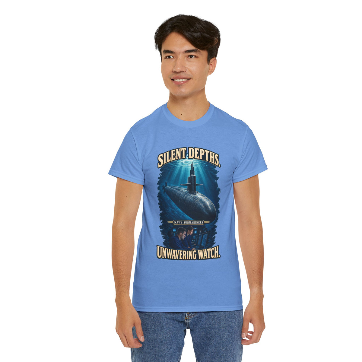 Silent Depths, Unwavering Watch T-Shirt | Submariner Tribute