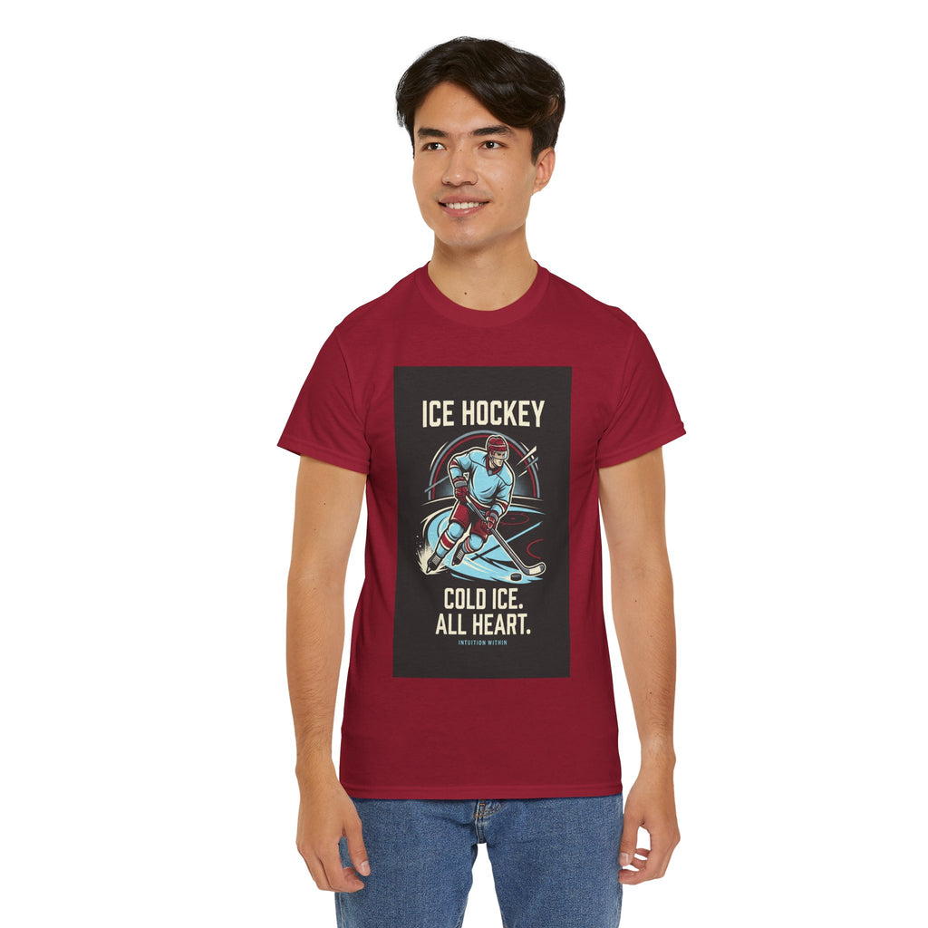 Cold Ice, All Heart Ice Hockey T-Shirt